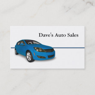 Auto Dealer Business Card