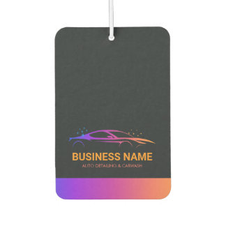 Auto Detailing and Car Wash Personalised Air Freshener
