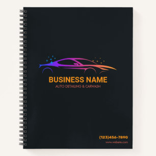 Auto Detailing and Car Wash Personalised Notebook