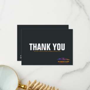Auto Detailing and Car Wash Personalised Thank You Card