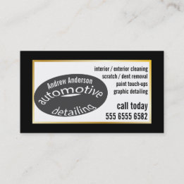 Auto Detailing Budget Value Colourful Fab New Cube Business Card
