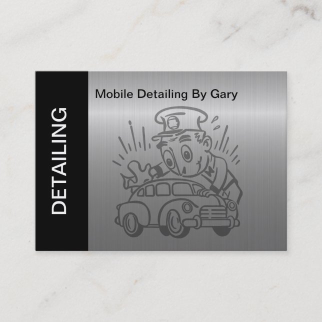 Auto Detailing Business Cards (Front)