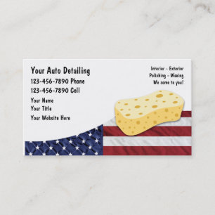 Auto Detailing Business Cards
