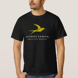 Auto Detailing | Car Repair Shop Flying Bird Logo T-Shirt