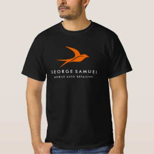 Auto Detailing   Car Repair Shop Flying Bird Logo T-Shirt