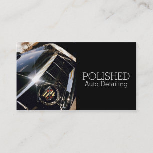 Auto Detailing Car Wash Service Business Card