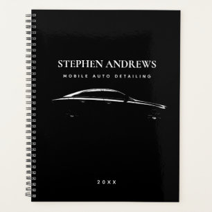Auto Detailing Cleaning Repair Appointment Book Planner