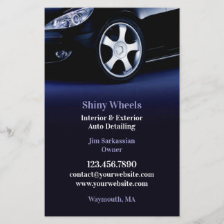 Auto Detailing  Flyer