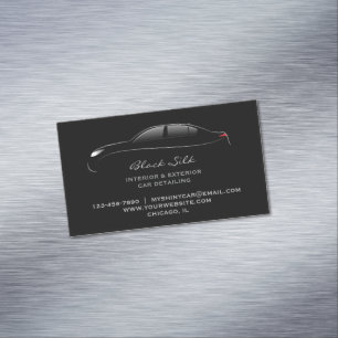 Auto Detailing Magnetic Business Card