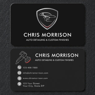 Auto Detailing Mobile Car Wash Business Card