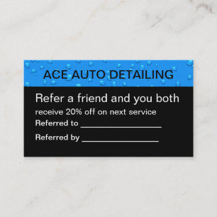 Auto Detailing Referral Rewards