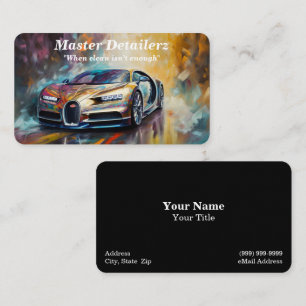 Auto Detailing / Repair Business Card