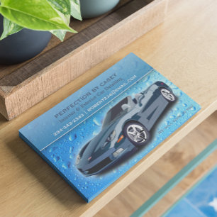 Auto Detailing Water Drops Flyer Template