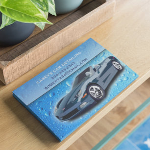 Auto Detailing Water Drops Flyer Template