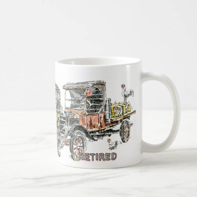 Auto: Dilapidated Vehicles Coffee Mug (Right)