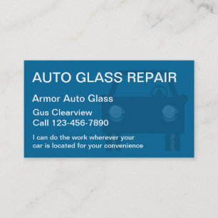 Auto Glass Business Cards
