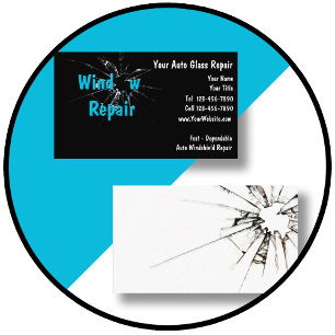 Auto Glass Repair Business Card