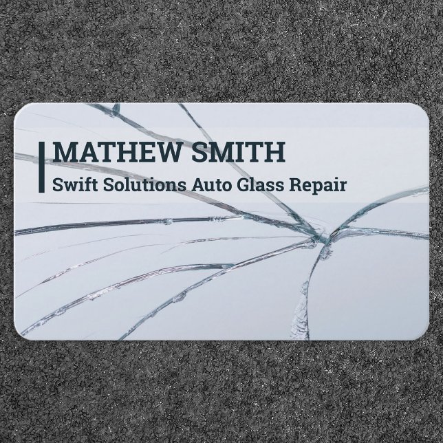 Auto Glass Repair Business Card (Auto Glass Repair Business Cards)