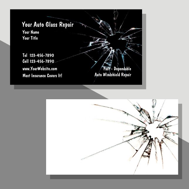 Auto Glass Repair Business Card (Creator Uploaded)