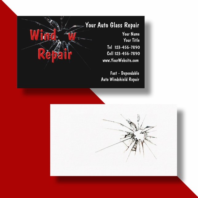 Auto Glass Repair Business Card (Creator Uploaded)