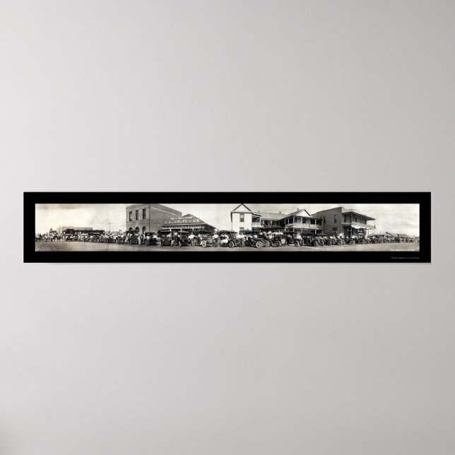 Auto Horse San Benito, TX. Photo 1911 Poster (Front)