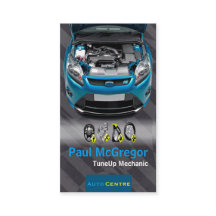 Auto It centers - TuneUp Mechanic Business Card