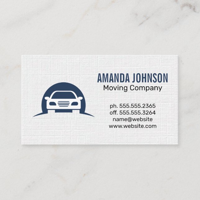 Auto Logo Business Card (Front)
