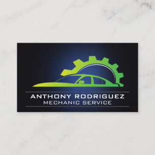 Auto Logo Car Care Services Business Card