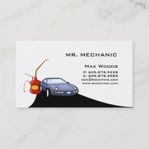 Auto Mechanic Business Card