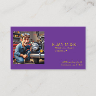 " AUTO MECHANIC " BUSINESS CARD