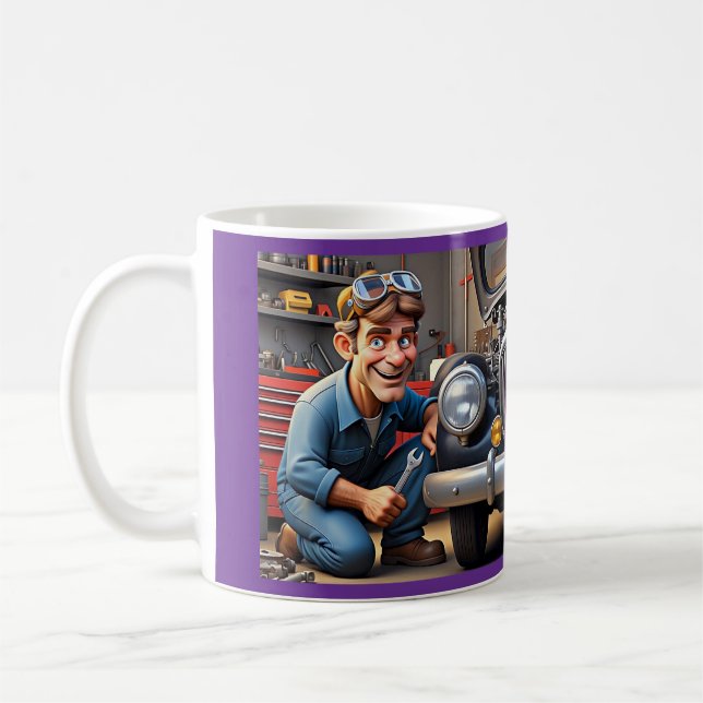 " AUTO MECHANIC "  COFFEE MUG (Left)