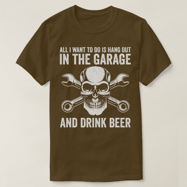 Auto Mechanic Funny Garage Fix s Heavy Vehicle Mec T-Shirt (Design Front)