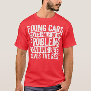 Auto Mechanic Funny Garage Fixing Cars Mechanic 2 T-Shirt