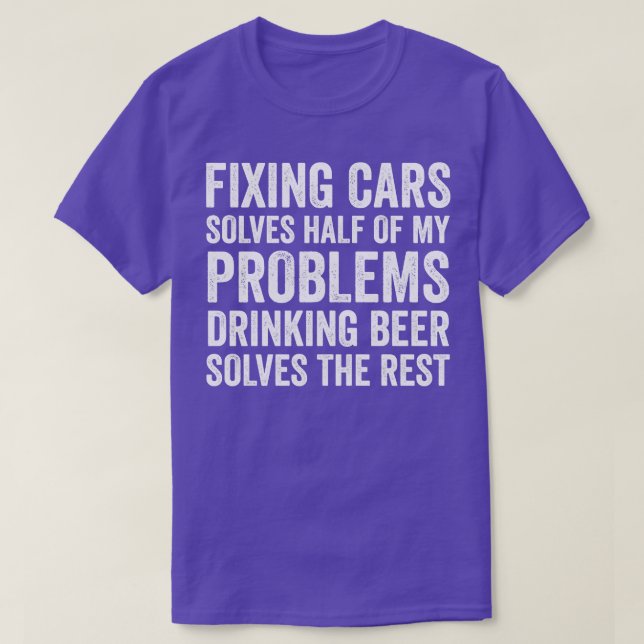 Auto Mechanic Funny Garage Fixing s Mechanic 3 T-Shirt (Design Front)