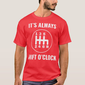 Auto Mechanic Funny Garage Manual Shifting Racing T-Shirt