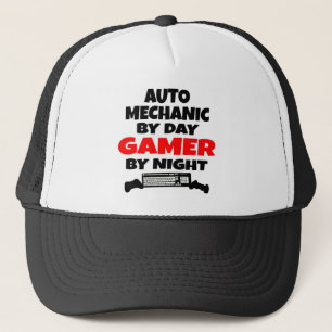 Auto Mechanic Gamer Trucker Hat