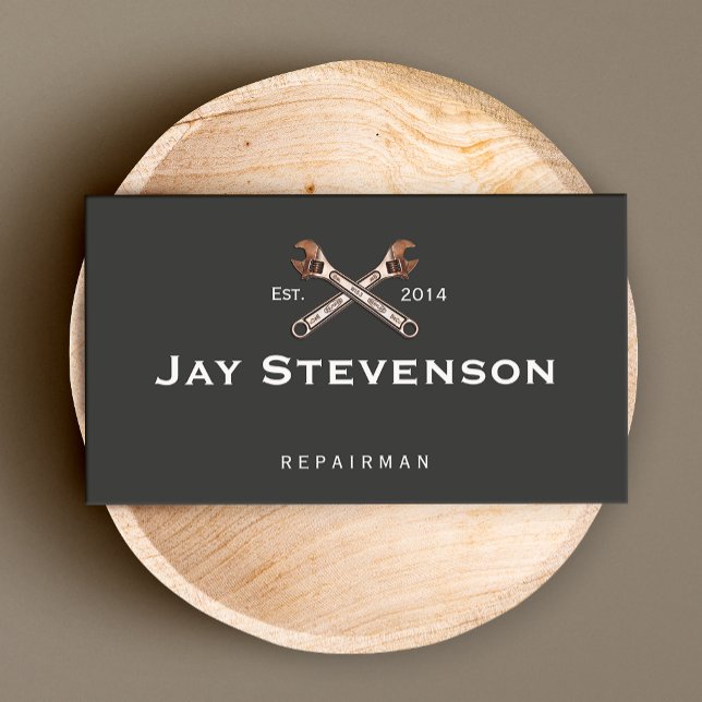 Auto Mechanic / Home Repair Wrench Business Card (Creator Uploaded)