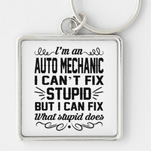 Auto Mechanic Keychain Funny Birthday Gifts