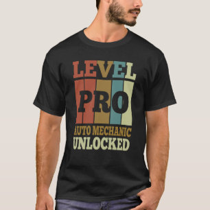 Auto Mechanic Pro Unlocked Vintage Style Unique T-Shirt