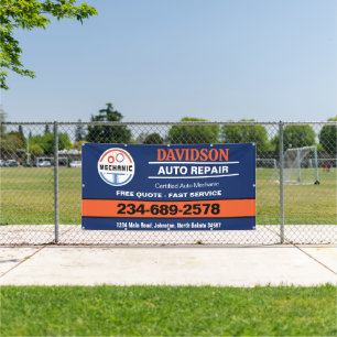 Auto Mechanic Repair and Maintenance Banner   Cust