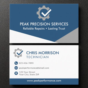 Auto Mechanic Service Repair Logo Professional  Business Card