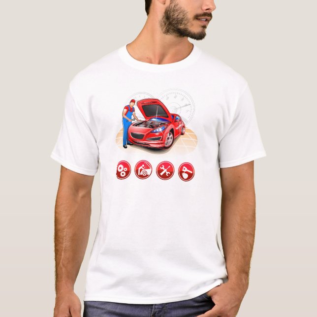 Auto mechanic T-Shirt (Front)