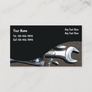 Auto Mechanic Theme Business Card