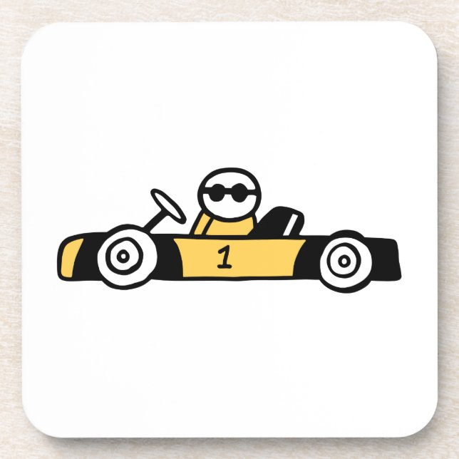 Auto Racing, Car Racing Coaster (Front)
