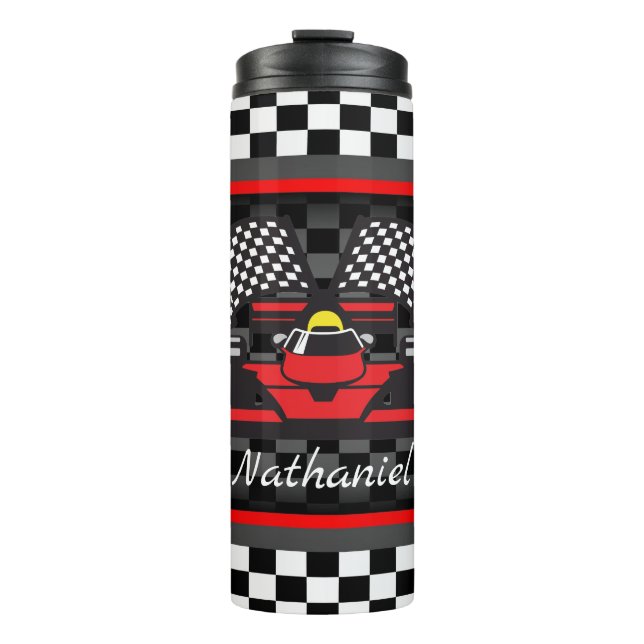 Auto Racing Design Thermal Tumbler (Front)