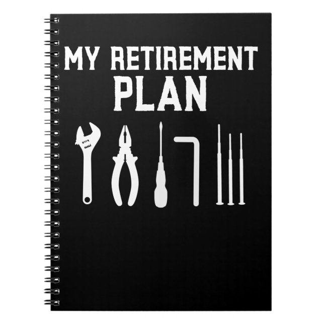 Auto Racing Men Quotes for Retiree Dad Notebook (Front)