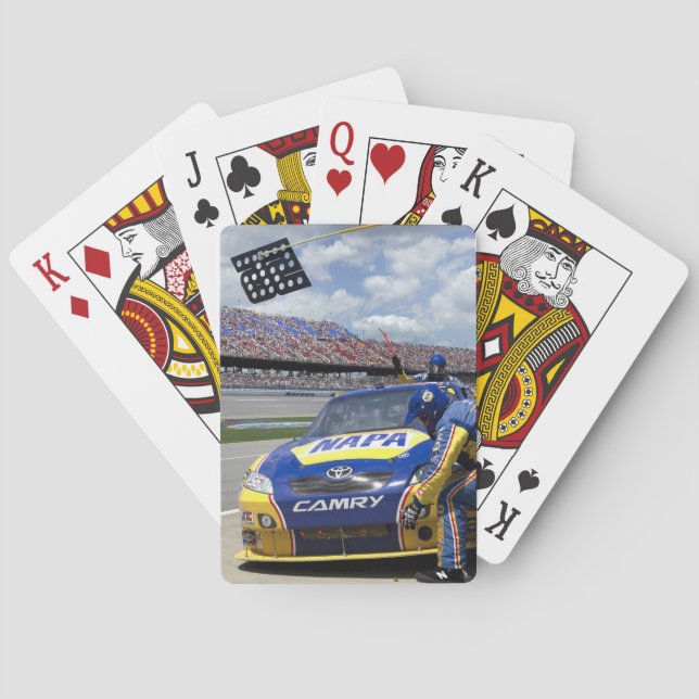 Auto racing playing cards (Back)