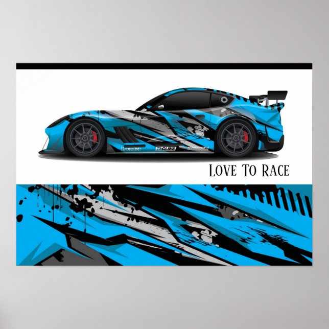 Auto Racing Poster (Front)