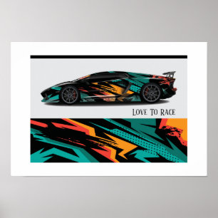 Auto Racing Poster