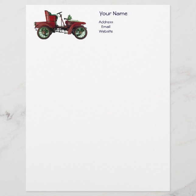 AUTO REPAIR- AUTOMOTIVE CUSTOMISED LETTERHEAD (Front)